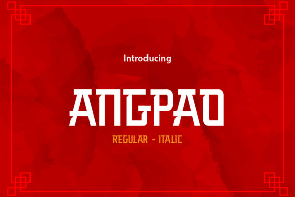Angpao: A Bold Font for Business