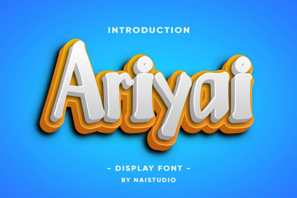 Ariyai: A Joyful Display Font