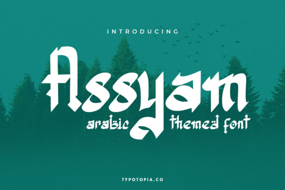 Assyam: A Bold Display Font