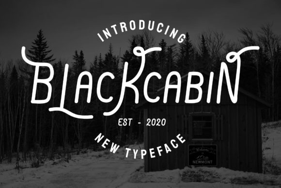 Blackcabin: A Bold Display Font for Designers