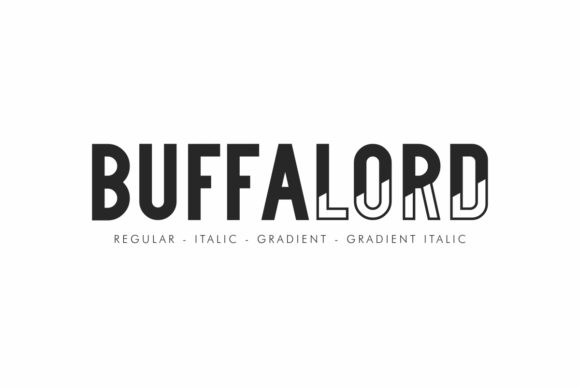 Bold Typography with Buffalord