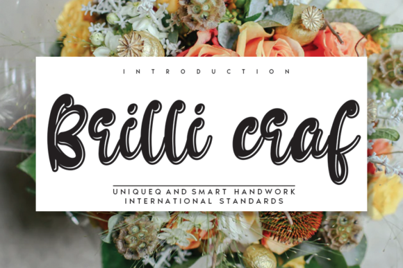 Brilli Craf: A Display Font for Digital Design