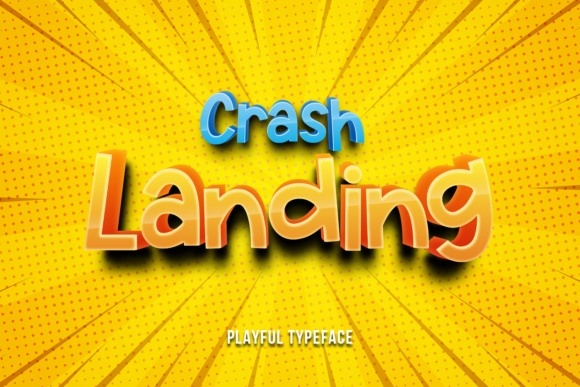 Crash Landing: A Bold Display Font
