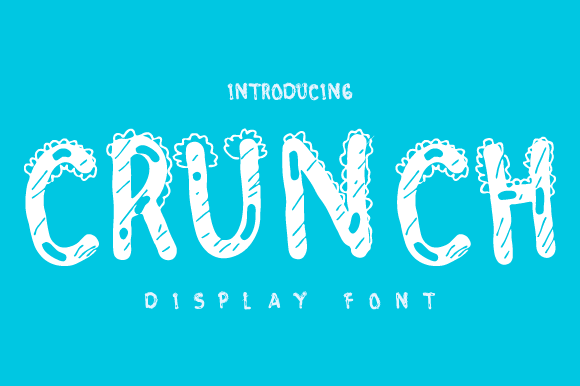 Crunch: A Bold Display Font