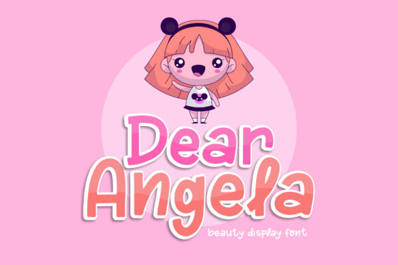 Dear Angela Font for Editorial Design