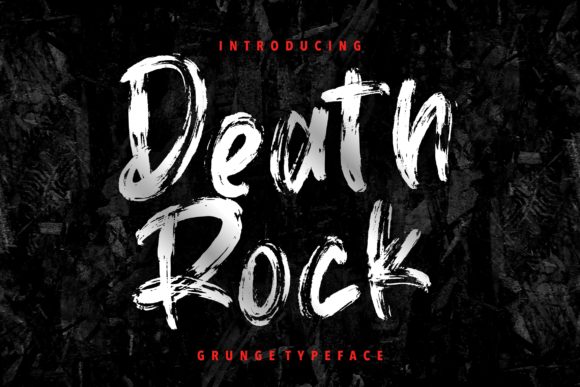 Death Rock: A Quirky Display Font