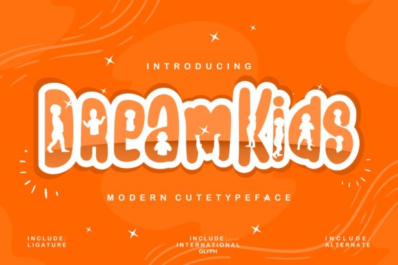 Dream Kids Font for Creative Design