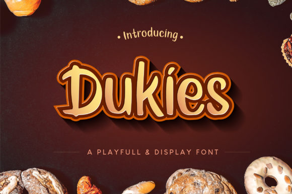 Dukies: A Joyful Display Font for Marketers
