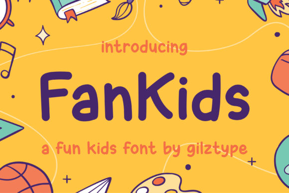 FanKids: A Bold Display Font for Creative Projects