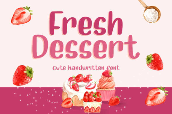Fresh Dessert Font for Web Design