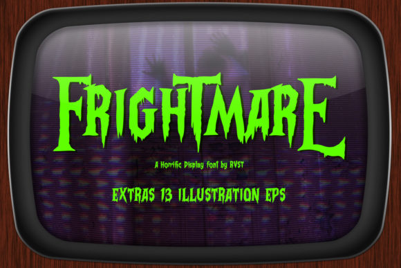 Frightmare: A Horror-Inspired Display Font
