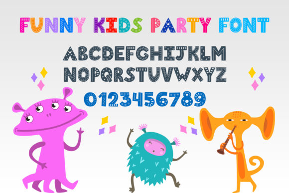 Funny Kids Party Font Review