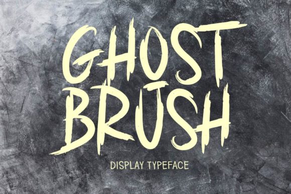 Ghost Brush: A Unique Font for Business Branding