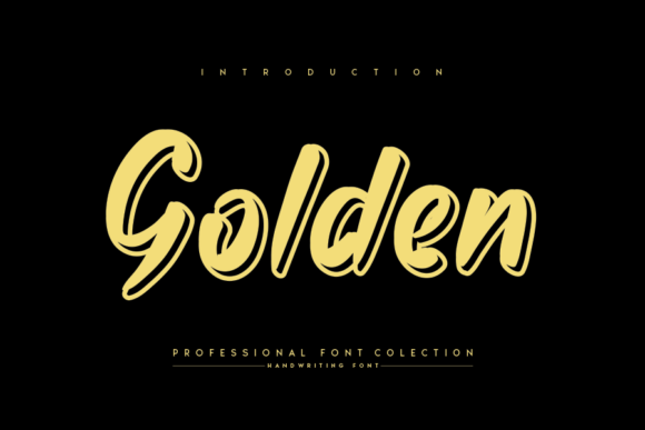 Golden Font: A Stylish Display Type