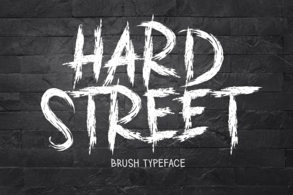 Hard Street: A Bold Display Font for Creative Makers