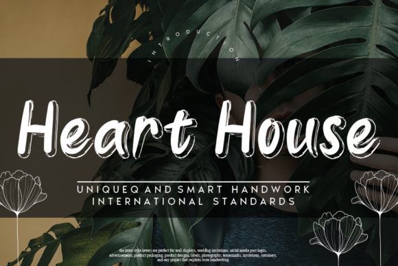 Heart House: A Bold Display Font