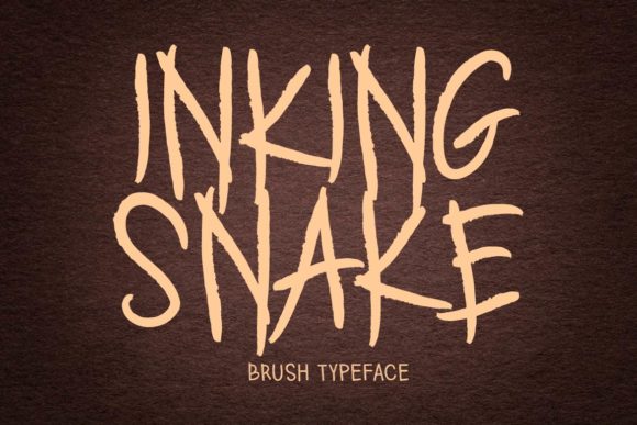 Inking Snake: A Quirky Display Font for Web Design
