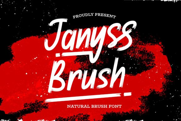Janyss Brush Font