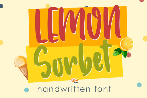 Lemon Sorbet Font for Creative Projects
