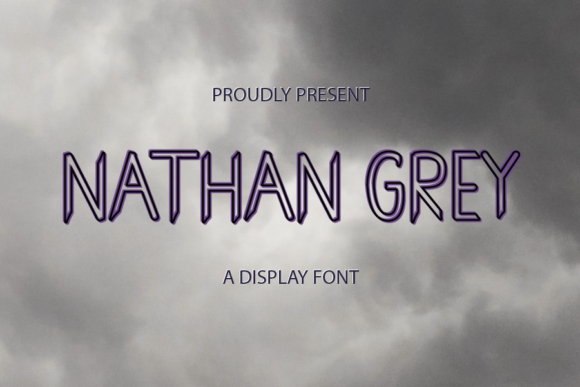 Nathan Grey: A Minimalist Display Font