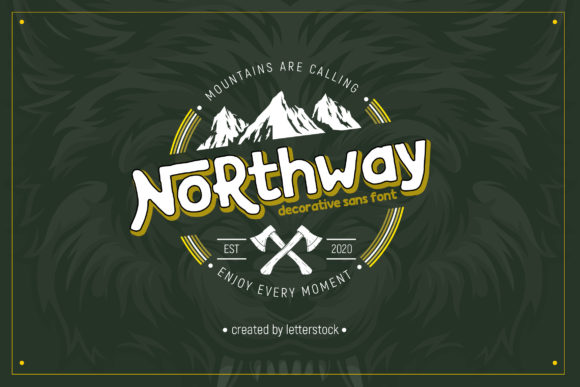 Northway: A Bold Display Font for Digital Marketing