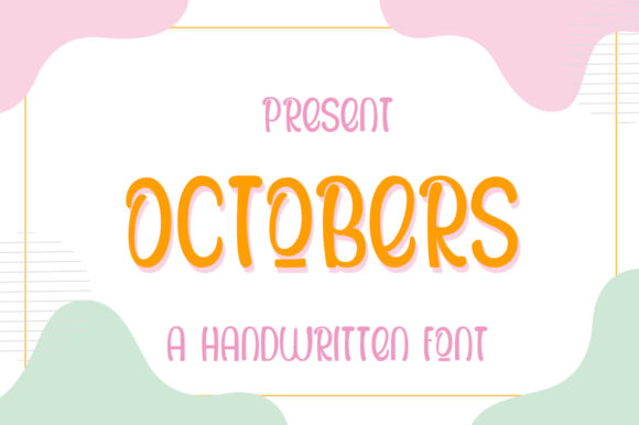 Octobers: A Bold Display Font