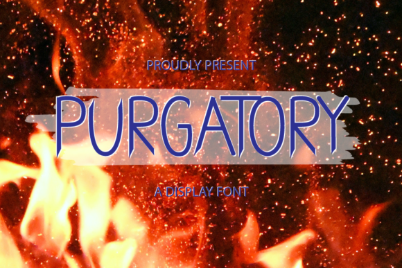 Purgatory: A Bold Display Font