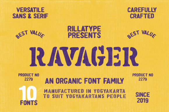 Ravager: A Bold Font for Impactful Campaigns