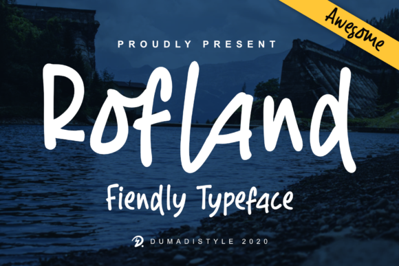 Rofland: A Joyful Display Font