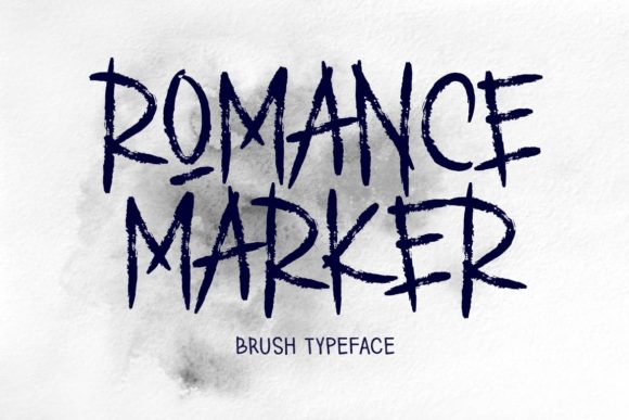 Romance Marker: A Quirky Display Font