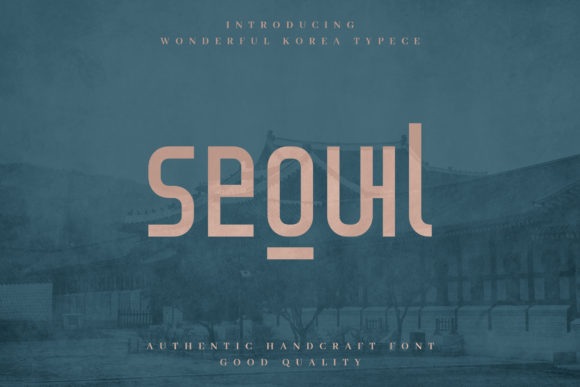 Seoul: A Bold Korean-Inspired Display Font