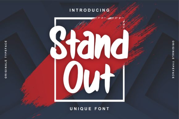 Stand Out: A Bold Display Font