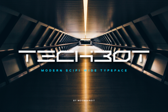 Techbot: A Modern Display Font