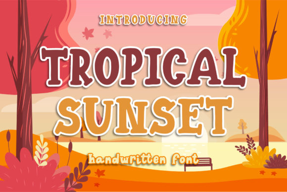 Tropical Sunset Font for Bold Branding